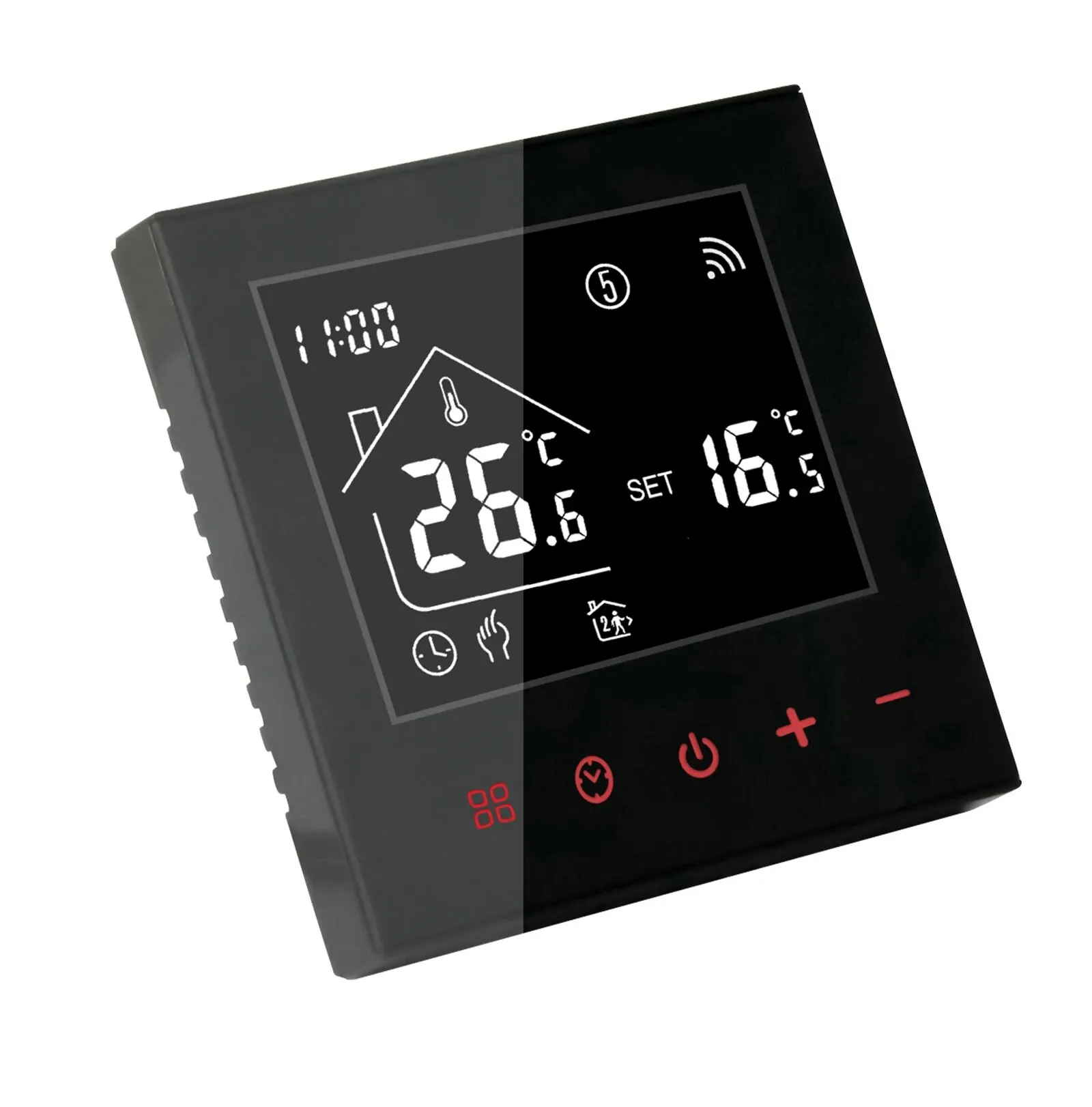 MINCO HEAT Warm Floor Thermostat Tuya WiFi 3A 16A Electric/Gas Boiler/Water Heating Temperature Controller 1PC