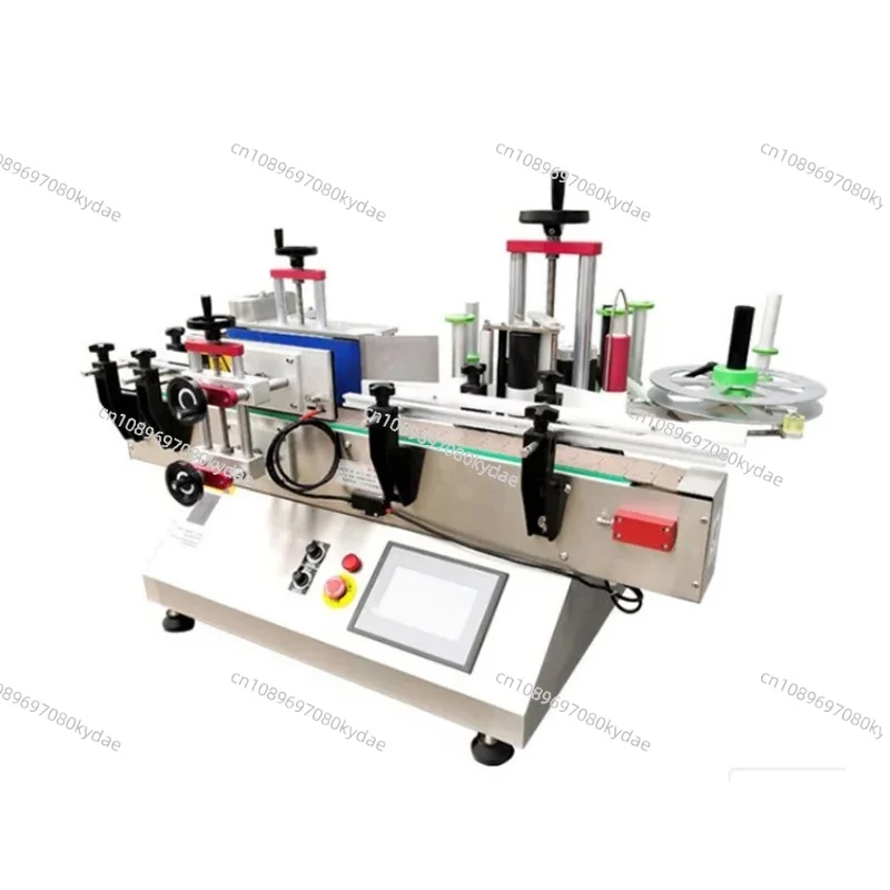 Desktop Semi Auto Label Machine for Round Bottle , Plastic Wine Bottle Labeling Machine ,labeling Machine for Glass Bottle