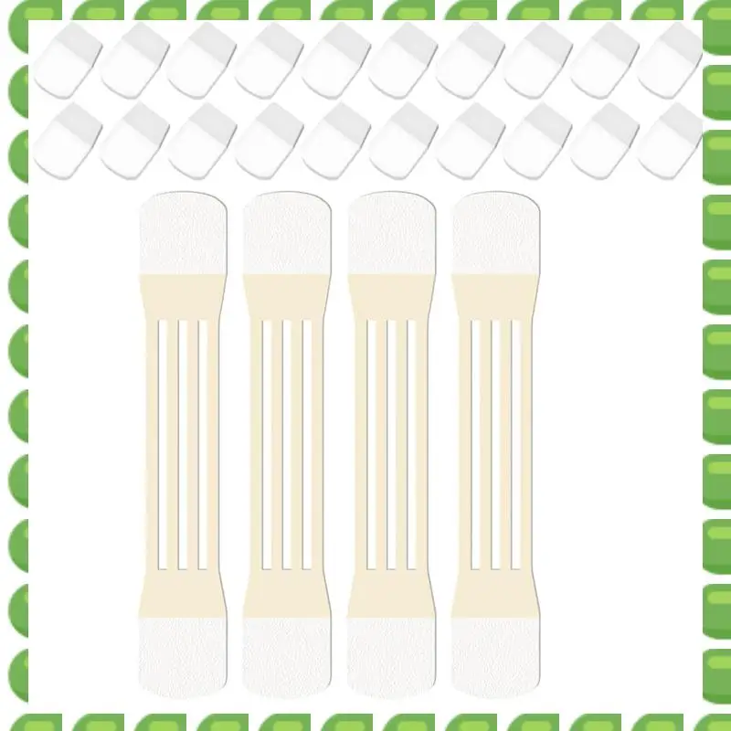 A04V Nek Verstevigende Patch Aanscherping Tapes (4 Tapes + 20 Patches) Instant Necktape Lift Kalkoenhals Hoge Elastisch Ademend Lift S