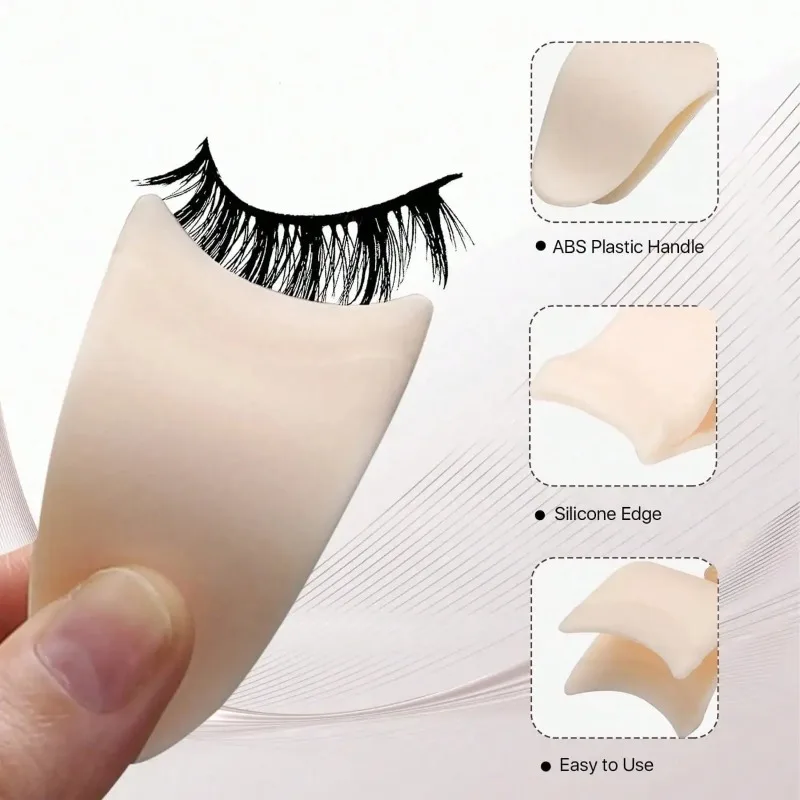 Lash Clip Applicator False Eyelashe Applicator Tool For Wear Eyelashes, 35mm Width Lash Applicator Clip, White