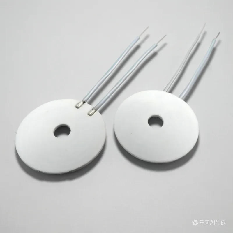 Industrial Annular MCH Alumina Ceramic Heating Plate High Temp 30mm OD 6mm ID Heater Disc