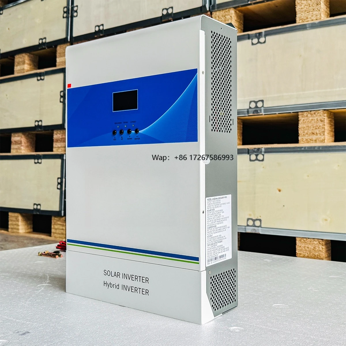 The factory supplies 11kW solar hybrid inverter home off-grid MPPT and lithium iron battery power conversion system