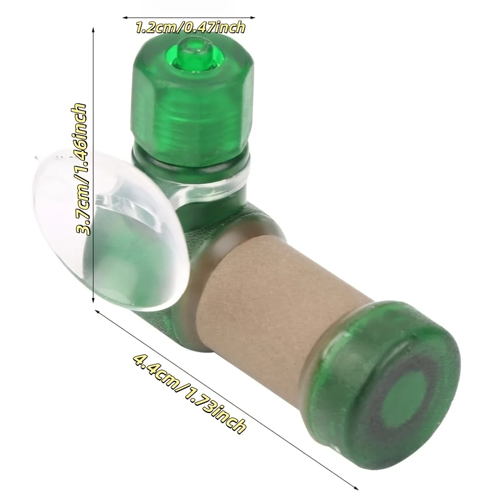 1pc Green L CO2 Diffuser - Aquarium CO2 Atomizer, Easy Carbon Dioxide Dissolve System for Fish