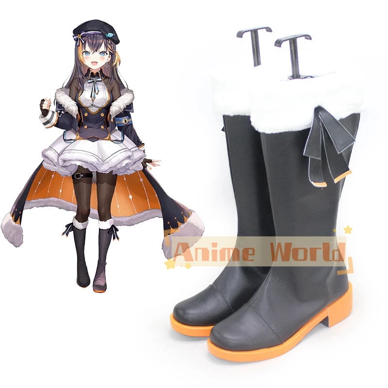 Virtual YouTuber Nijisanji OBSYDIA Petra Gurin Combat Idol Shoes Cosplay Boots Halloween Carnival Boots Custom Made