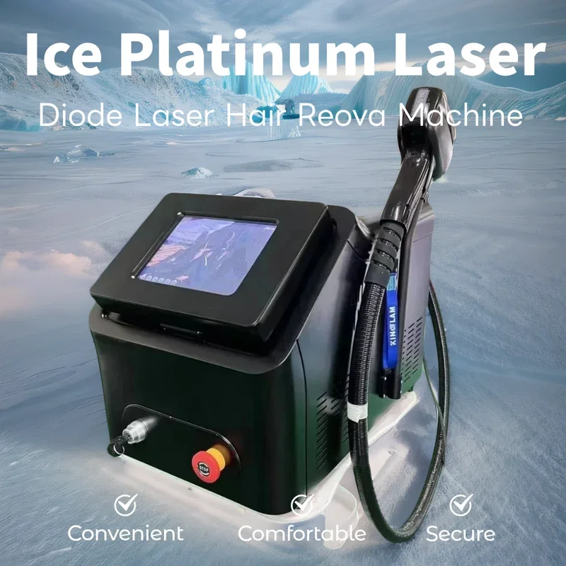 

2024 NEW Soprano Diode Ice Laser Hair Removal Machine Titanium Body Face Permanent Painless 808nm 755nm 1064nm Device Skin Care