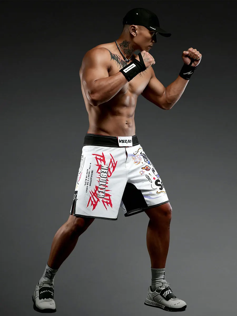 

VSZAP Wolf Head Casual orts Qui Dry Men's Gym Multi-Functional Sports Pants Stand Fit Button ket Iron Free