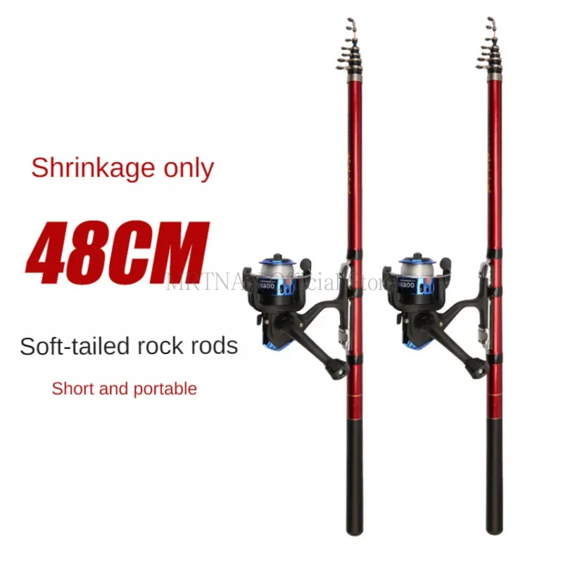 

1.8M-3.0M Fishing Rod Telescopic Ultra Light Rod Short Portable Carbon Small Sea Pole Telescopic Spinning Fishing Pole