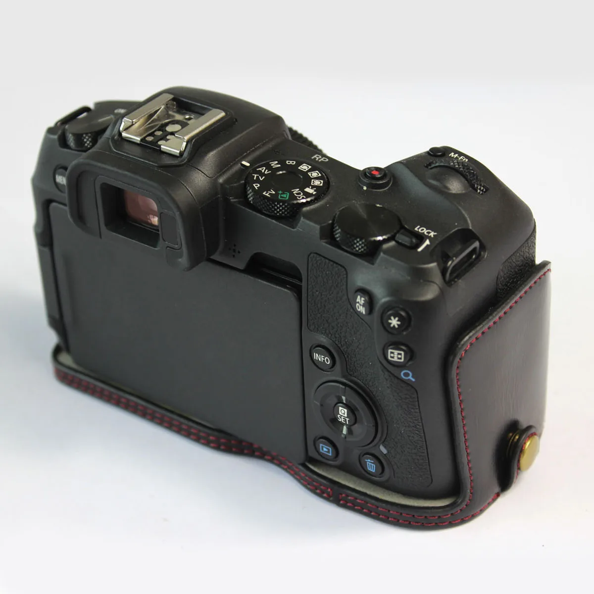 Leather Half Camera Case Grip hand strap for Canon EOS RP