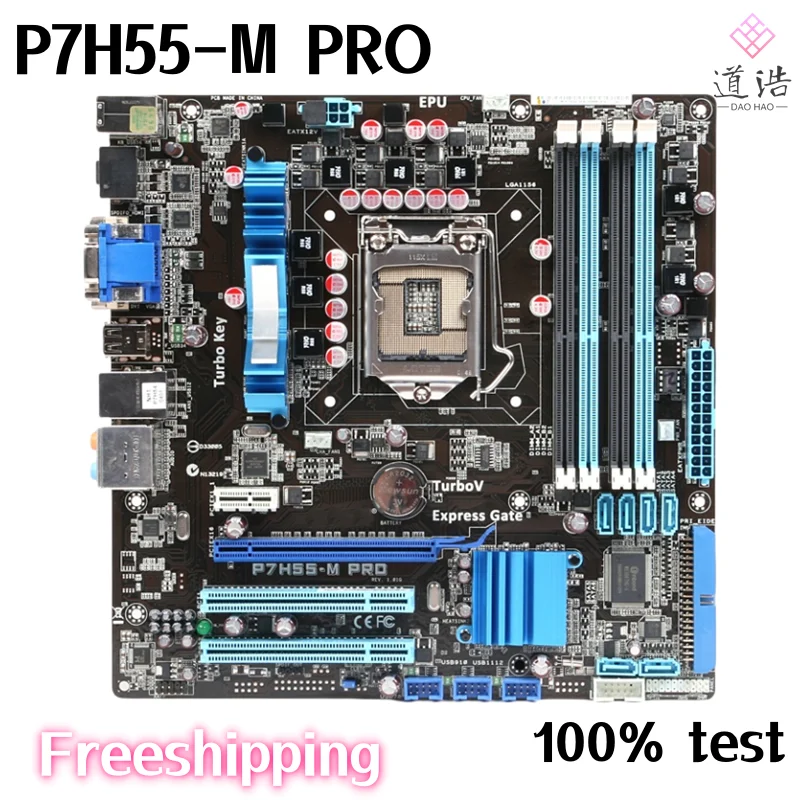 

Материнская плата для телефона, 16 ГБ, HDMI, LGA 1156, DDR3, H55, 100% протестированная, полностью работает