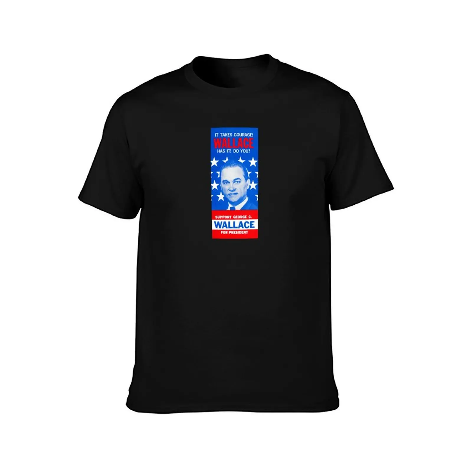 1968 George C. Wallace for President T-Shirt Street Fashion Casual Tee Shirt T-Shirt