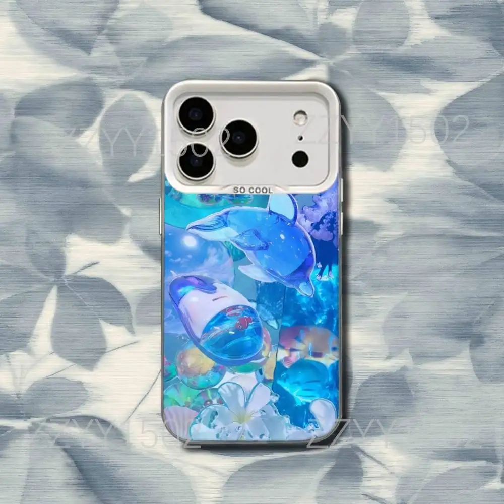 Frutiger Aero Art Phone Case For iPhone 17,16,15,14,13,12,X,8,Pro,Max,Plus,SE4,Air,Mini White IMD HD Matte