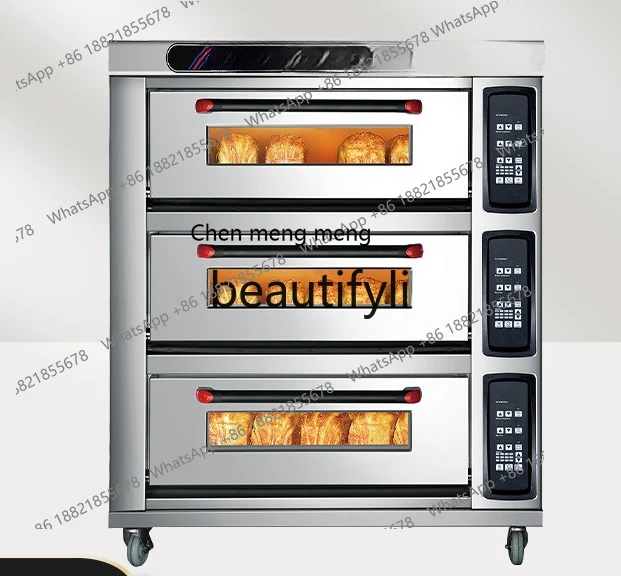

Z189 High-Temperature Commercial Oven Kiln Chicken Large Capacity Stone Oven Three-Layer Industrial Electric Oven