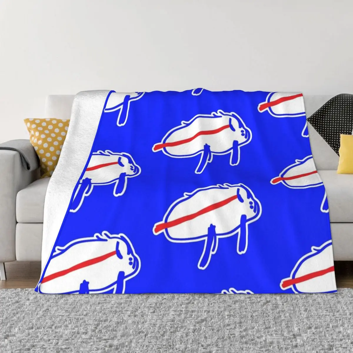 

Josh Allen Drawing Throw Blanket Sofa Blanket Furry Blanket Designer Blankets blanket for winter