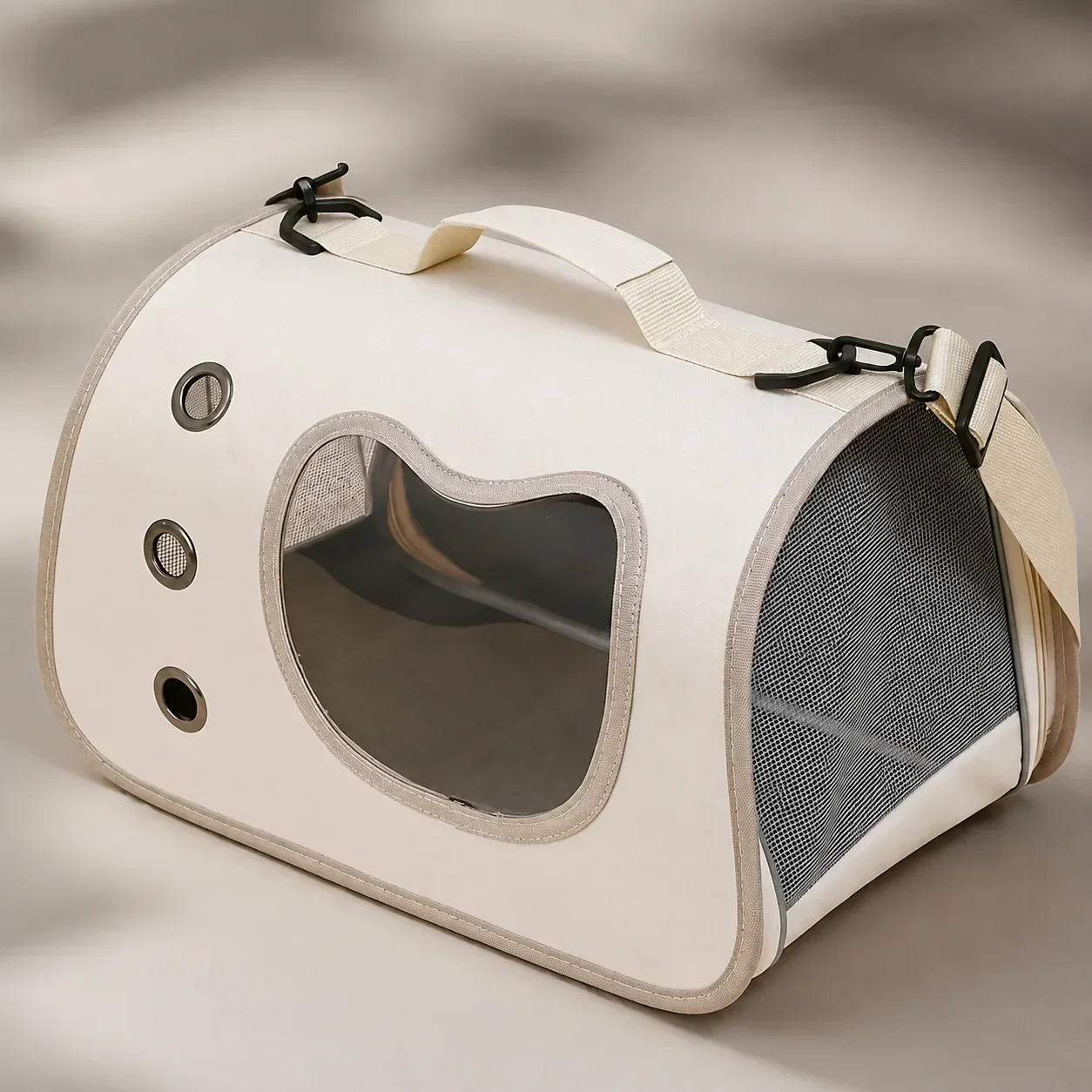 Foldable Pet Carrier Bag Breathable Portable Shoulder Travel Bag for Small Dogs Cats Kitten Outdoor Use