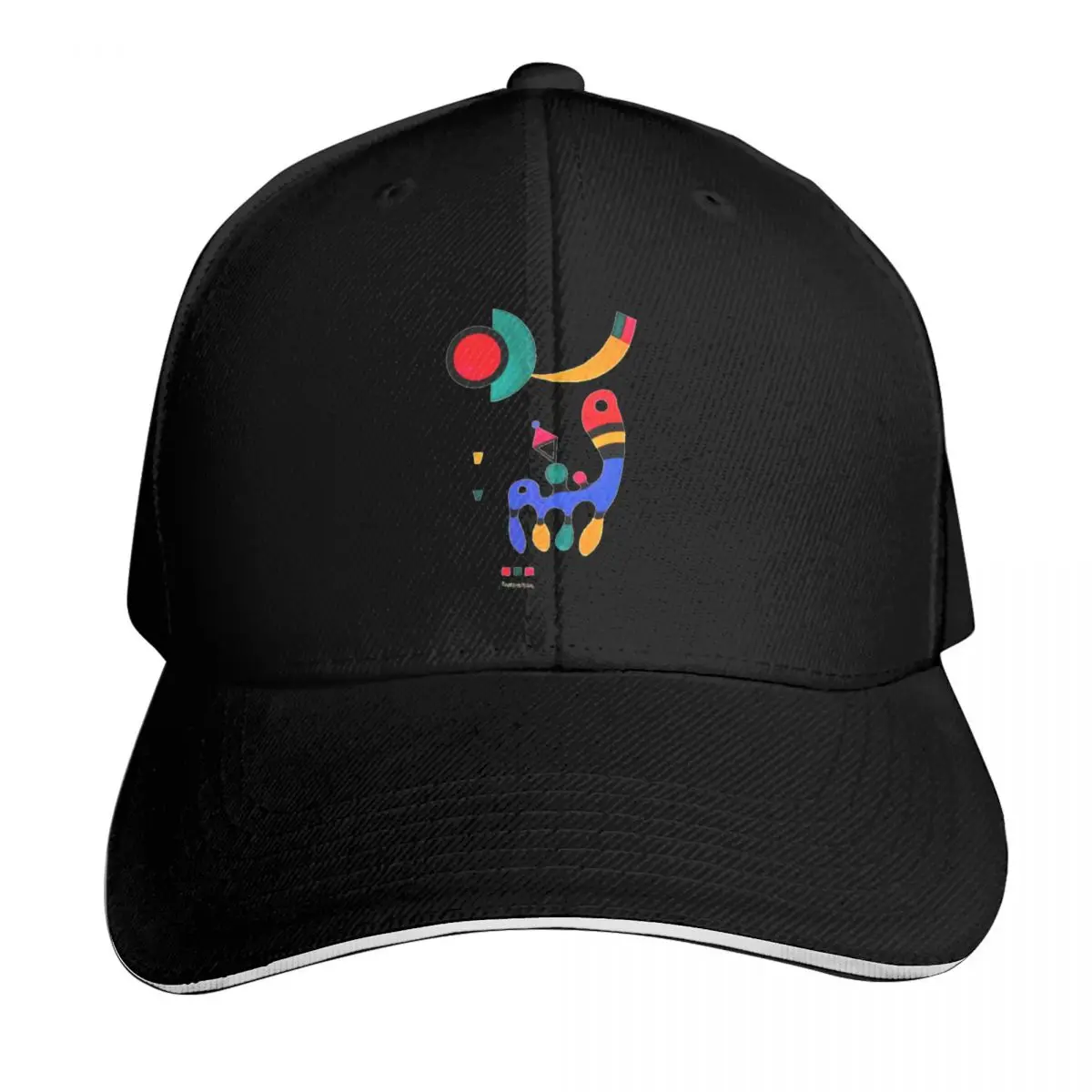 Kandinsky 1944 Composition | Kandinsky Abstract Art w/ Signature Baseball Cap Men Women Casual Summer Sport Sun Cap