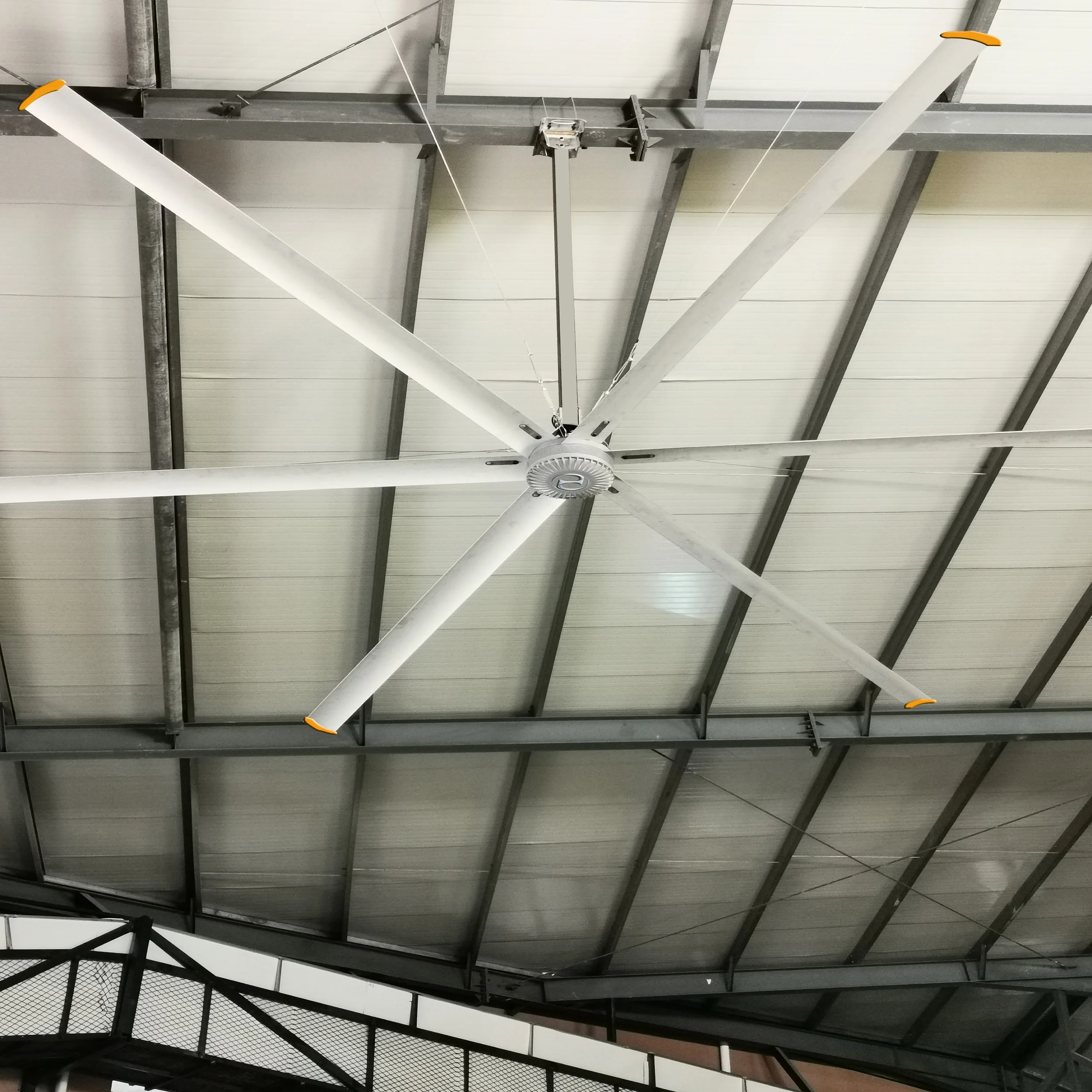 Latest design Air cooling 3 meters 3.7 meters 10 feet 12 feet 0.37kw industrial hvls fan Other ventilation fans