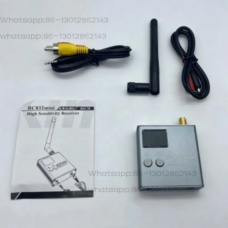 FPV 4.9G 5.8G wireless audio & video receiver-RC832mini