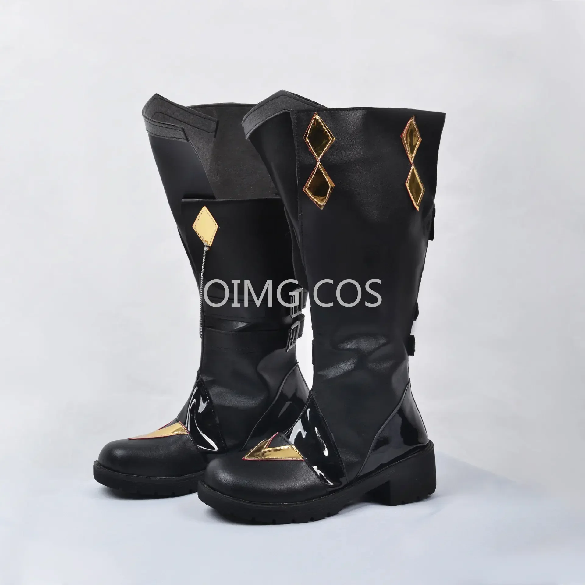 Genshin Impact Tartaglia-zapatos de Cosplay estilo Anime chino para Halloween para mujer, accesorios de juego de rol