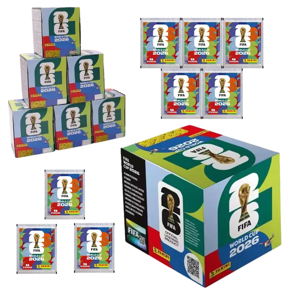 New Panini 2026 World Cup Sticker Pack & Album Limited Edition Soccer Memorabilia Set Collection Football Souvenir Gift view 2