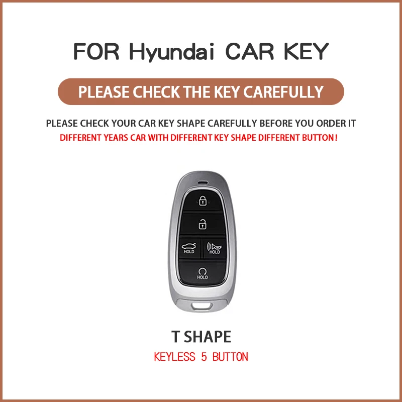 Bow Keychain Tpu Car Key Case Cover for Hyundai 5 Button Sonata Sel Ev 6 Ev 8 IONIQ 5 NEXO Tucson Sonata Grandeur Sonata Limited