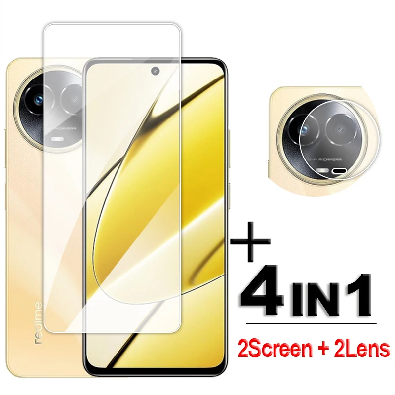 

For Realme 11 5G Glass Full Glue Clear Screen Protector For Realme 11 Tempered Glass For Realme 11 Gloabl Lens Flim 6.72 inch