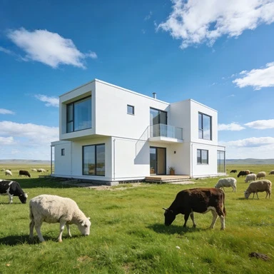 Luxury 3-in-1 Expandable Prefabricated Container House 20FT 40FT Folding Mobile Home Modern Design Quick Workshop Living Room