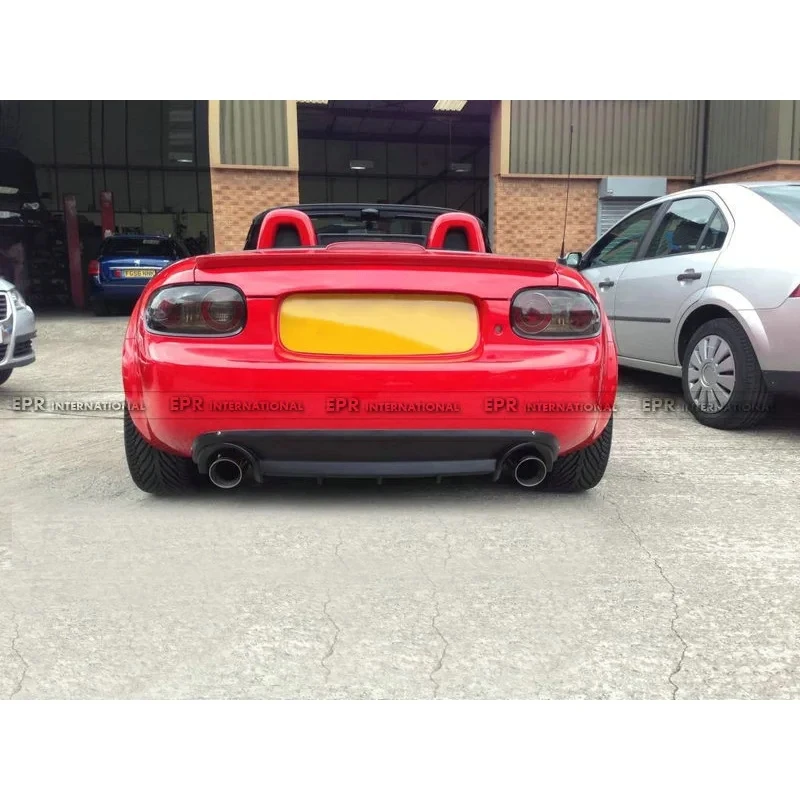 

Suitable Miata MX5 NC 2009 Carbon Fiber SPT Style Rear Lip Small Surround Add-On Tail Lip Trim