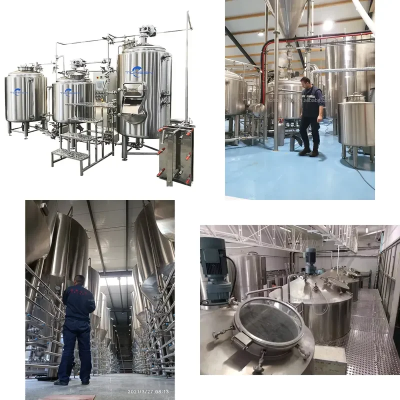 2026 CE 800L 1000L 1500L 1000L 1500 2000L Stainless Steel Combined Brewhouse Beer Brewing Equipment Turnkey Projects