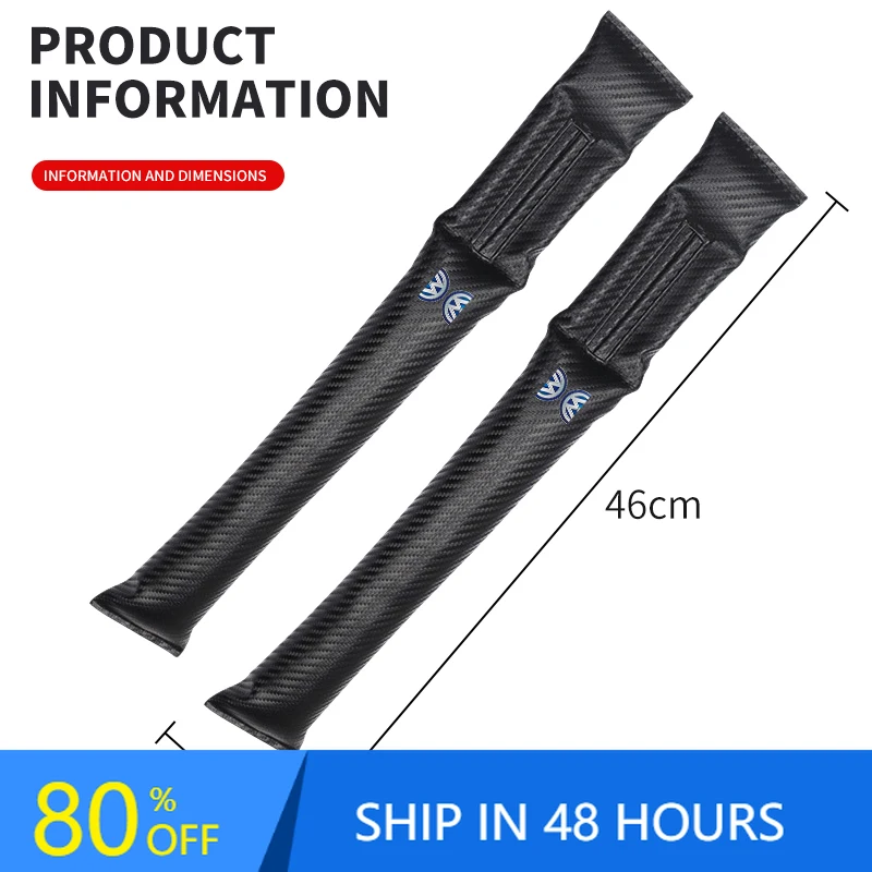 

Car Stickers 2025 Hot New Car Interior Seat Gap Plug Anti-leak Strip Filling Pad For Volkswagen Sagitar GTI R Sagitar GTI Polo