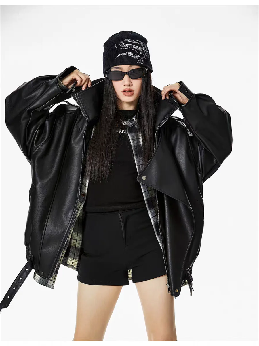 

Spring Retro Women's jacket Y2k Zip-up New in coats & jackets Oversized clothes,Streetwear Woman clothing sweatshirts,Men's Coat