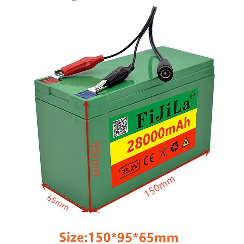 6s 3p 18650 Batterie Lithium-Batterie 25,2 V 28000mAh Elektrische Fahrrad Moped/Elektrische/Li Ionen Akku Mit Ladegerät