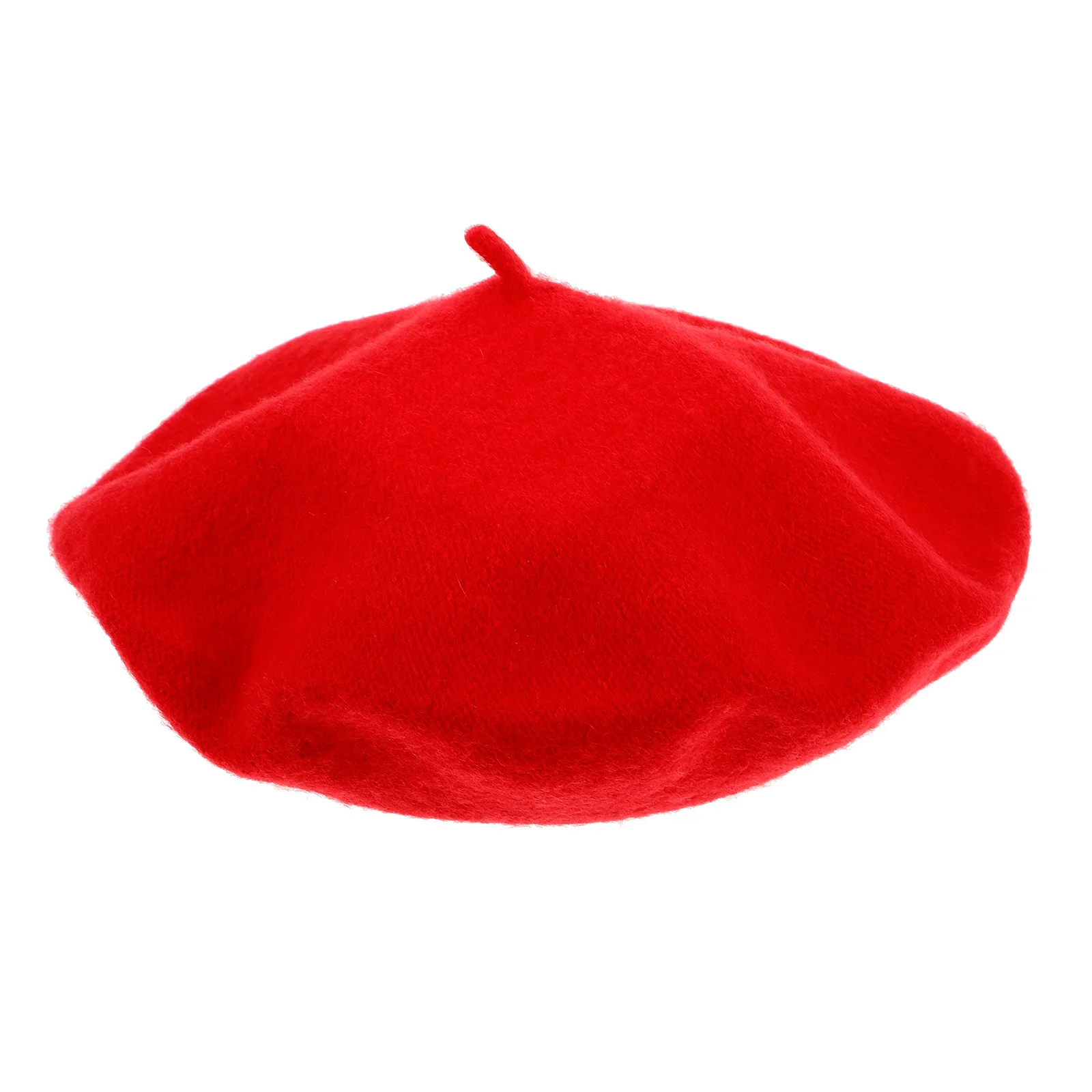 قبعة المرأة خمر جولة أعلى الفنان الكلاسيكية الفرنسية قبعة دافئة أنيقة الخريف الشتاء الأزياء القبعات القبعات للنساء