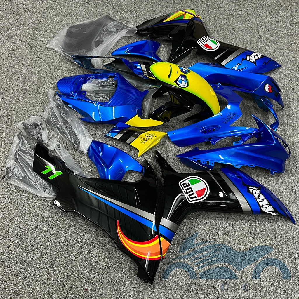 Blue Yellow shark Fairing kit for GSXR 600 750 GSXR600 GSXR750 K11 2011 2012 2013 2014 2015 2016 2017 2018 2019 2020 ABS Body