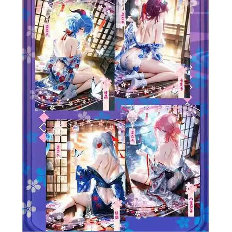 新しい 2025 YunYi A5 Waifu カードセット レザーアルバム Qimeng Vol.1 Genshin ACG コレクター付き