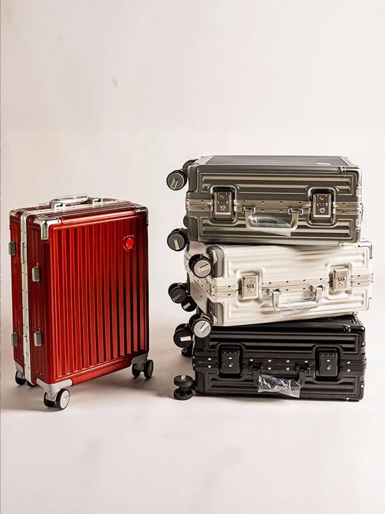 

Aluminum Frame Suitcase TSA Lock Luggage Durable Trolley Case Multi-Size Hot Sale