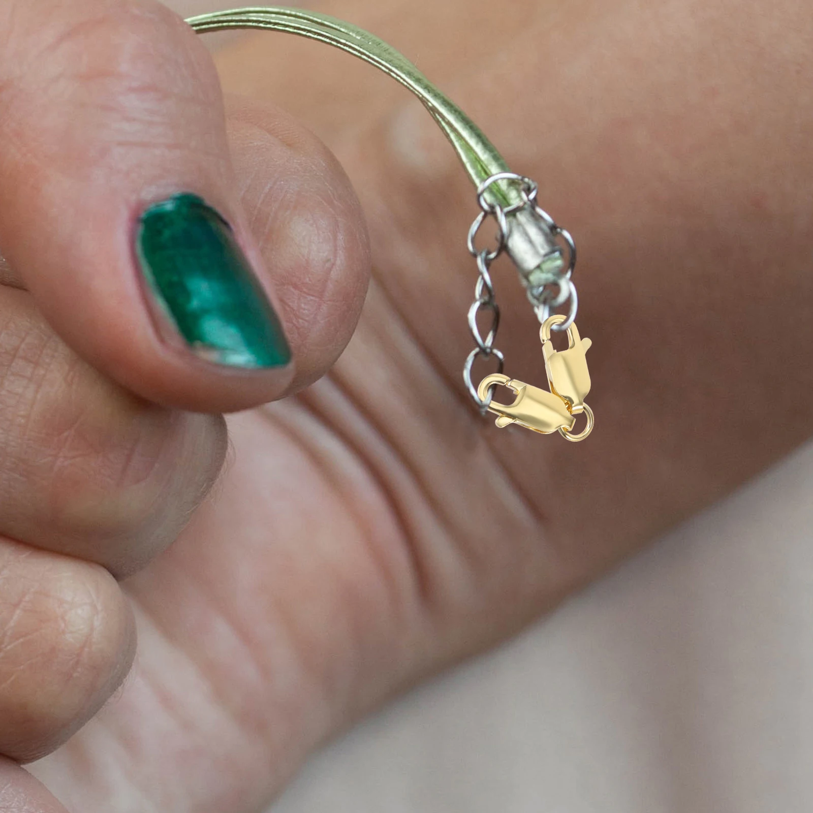 

2Pcs Gold Lobster Clasp Extenders Double Claw Connector Necklace Bracelet Extender Jewelry Making Accessory Lobster Clasps