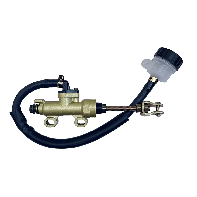 Universal Motorcycle One-line Pump Rear Brake Pump Foot Hydraulic Master Oil Cylinder Refit image 4