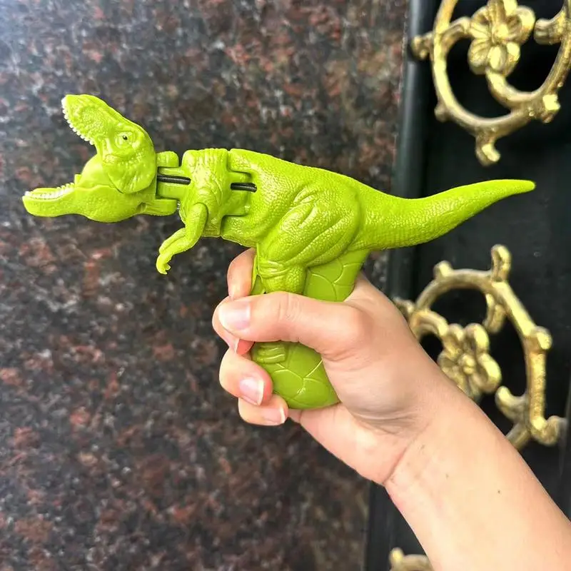 Water Dinosaur Toys Cute Rotating Head Dinosaur Water Sprinkler Interactive Water Squirter Toy Hand Eye Coordination Toys Summer