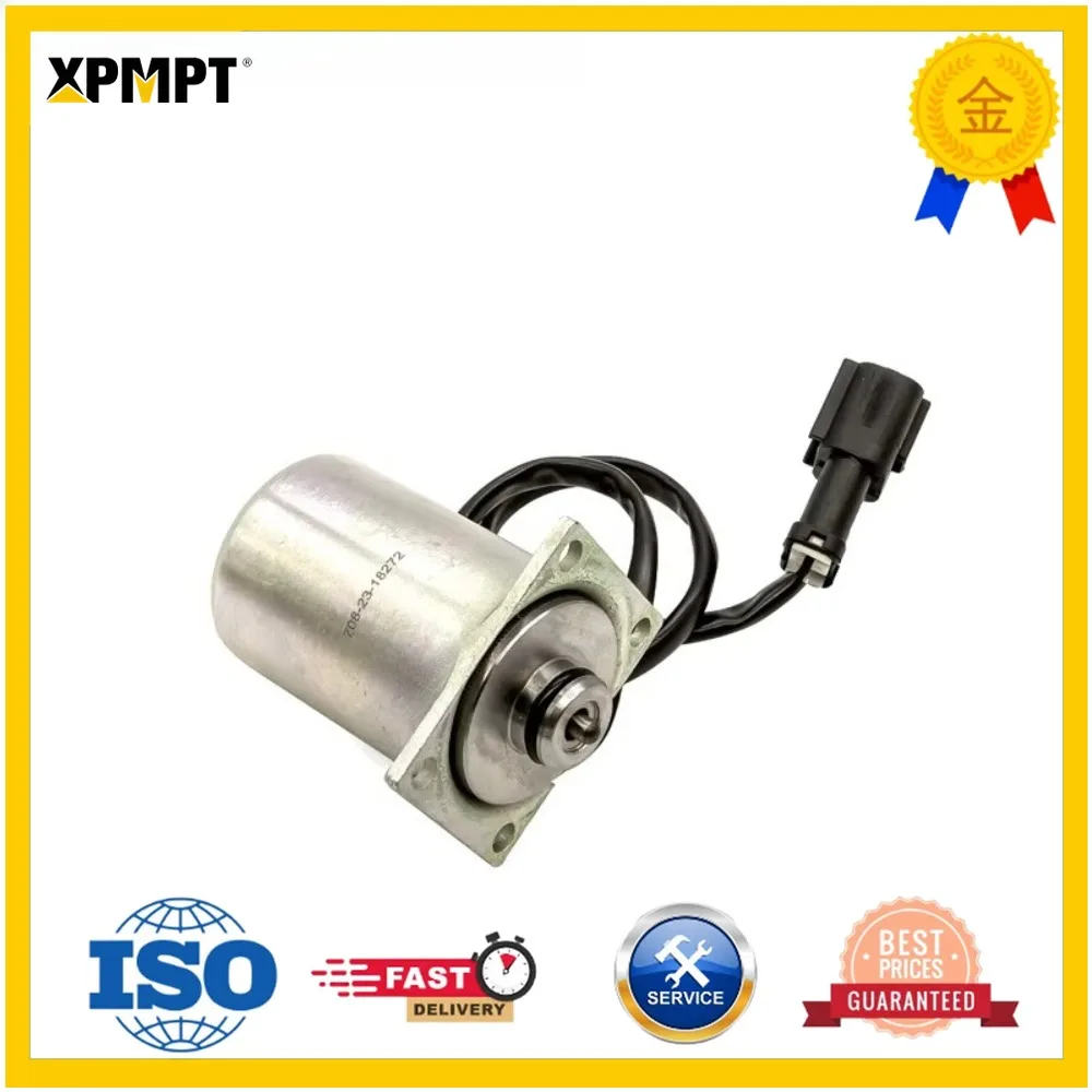 Excavator Accessories for Komatsu PC200-6 PC400-6 PC350-6 PC360-6 PC450-6 PC650-8 Hydraulic Pump Solenoid Valve 708-23-18272 New