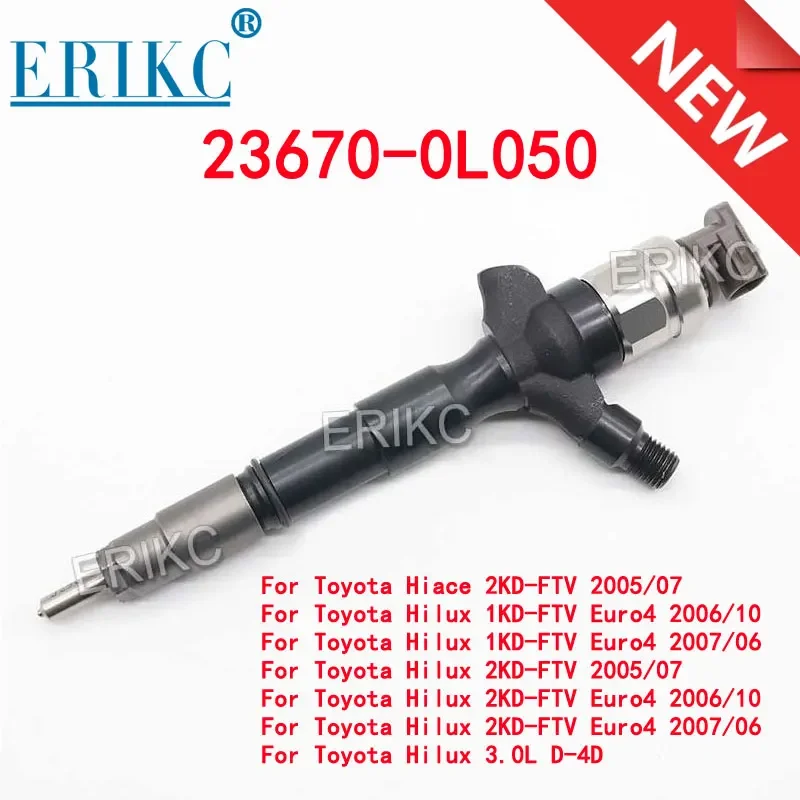 23670-0L050 common rail injection 095000-8290 236700L050 For Toyota 1KD-FTV 2KD-FTV Hiace Hilux 23670 0L050