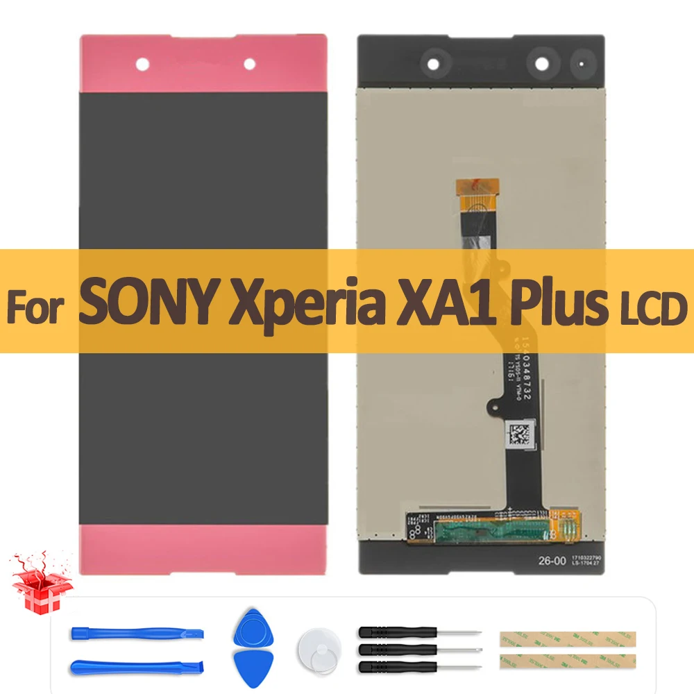 

ЖК-дисплей 5,5 "для Sony Xperia XA1 Plus G3412 G3416 G3426 G3412 G3421, дисплей с сенсорным экраном и дигитайзером в сборе, оригинал