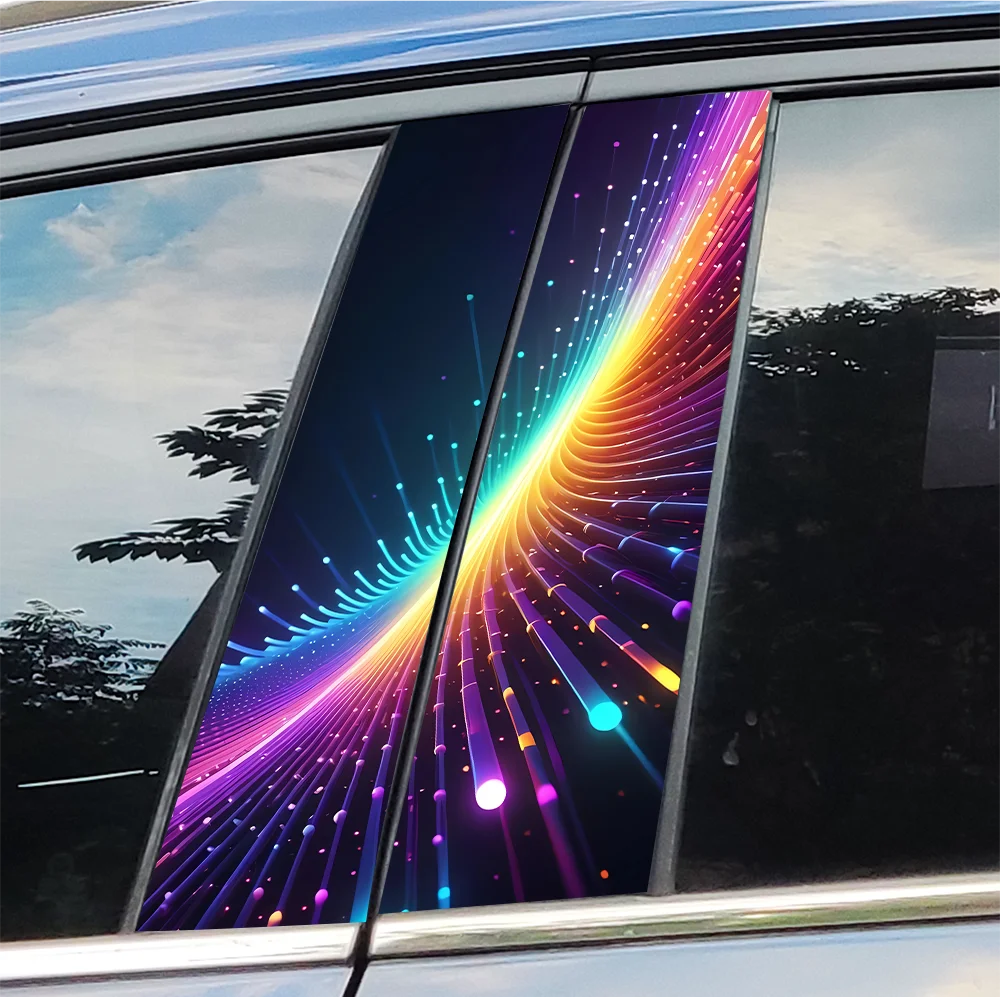 

Прохладные световые эффекты, автомобильные наклейки, автомобильная стойка B, водостойкий солнцезащитный крем, декор, царапины, дверная стойка автомобиля, виниловая наклейка, аксессуары