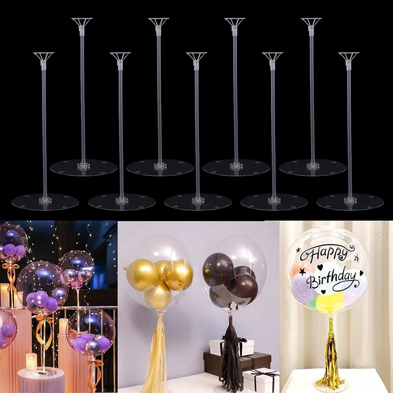 1/3szt Stojak na balony stołowe weselne Stojak na balony Stojak na balony Pływający kij balonowy Aby prysznic Urodziny Party Globos Decor