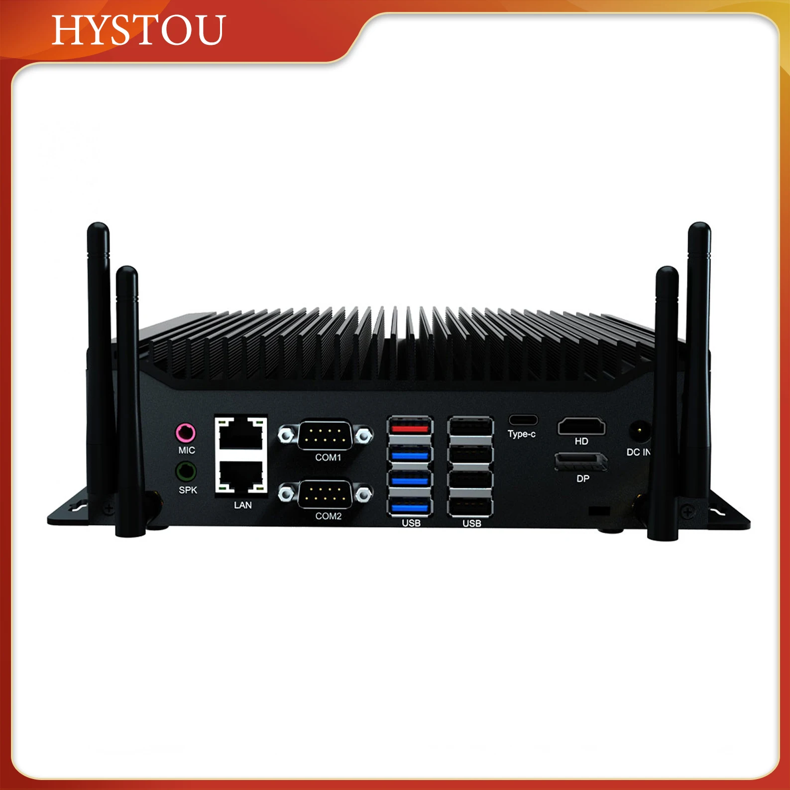 

Мини-ПК промышленный CAN Bus Core i5 10210U 10310U RS422 RS485 COM HDMI EDP Type-C