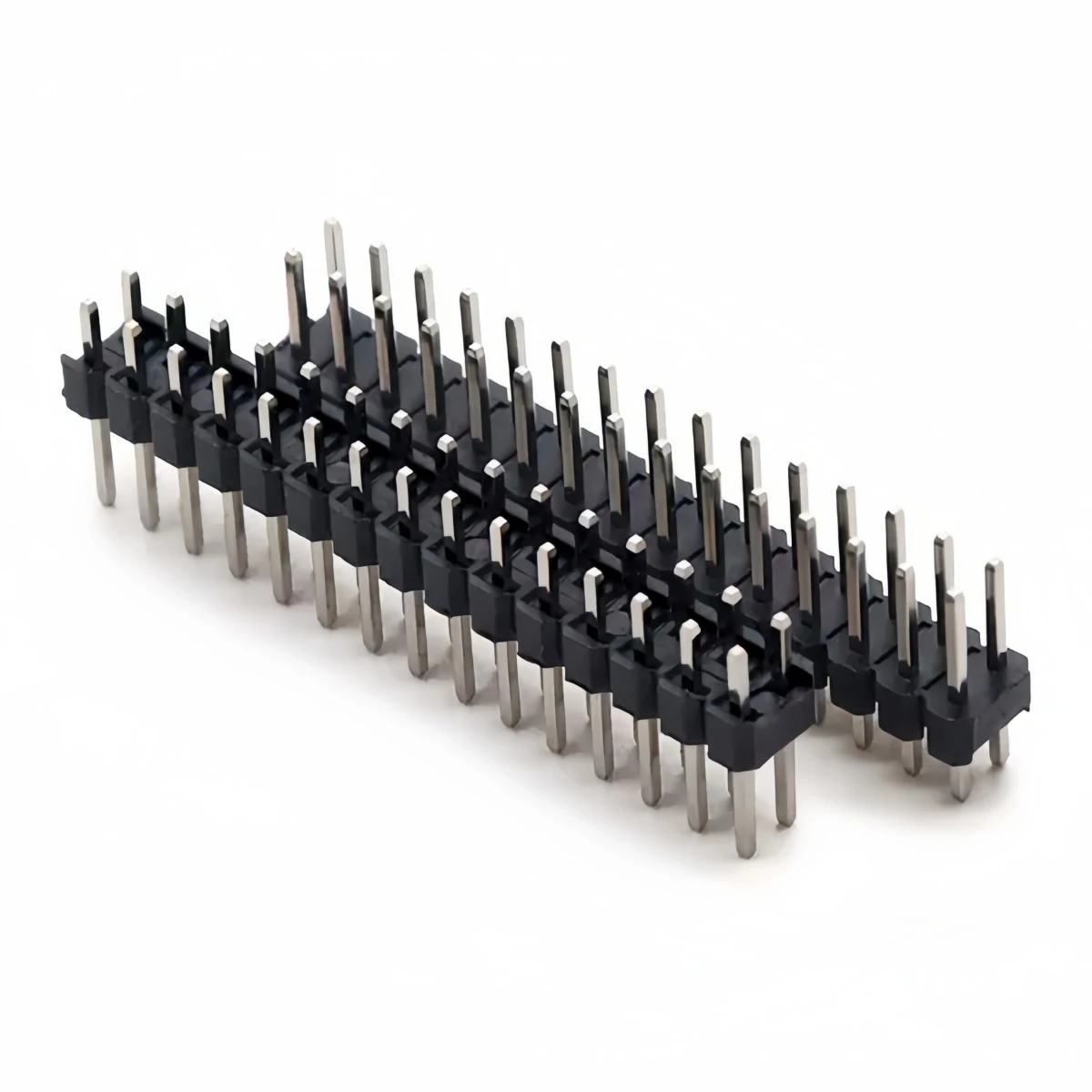 صف مزدوج ذكر تفكك لوحة PCB ، رأس دبوس ، شريط موصل ، 2x2 ، 3 ، 4 ، 6 ، 8 ، 10 ، 12 ، 15 ، 20 ، 40P ، سياردوينو-اردوينو