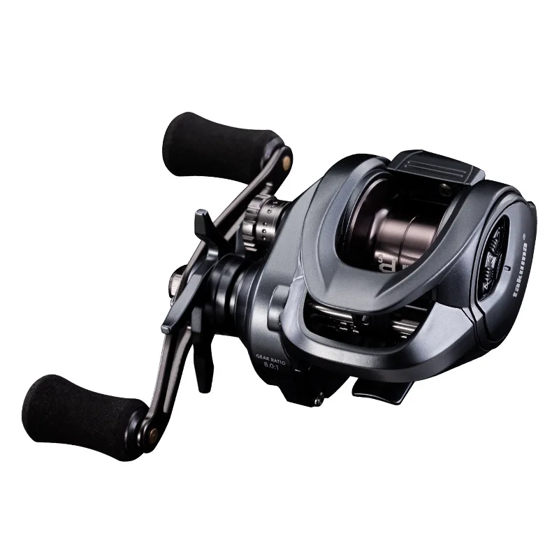 

MaxSteel Baitcasting Reel Magnetic Braking System 8.0:1 Gear Ratio 6+1 Ball Bearings 7KG Max Drag Fishing Coil Baitcasting Reel