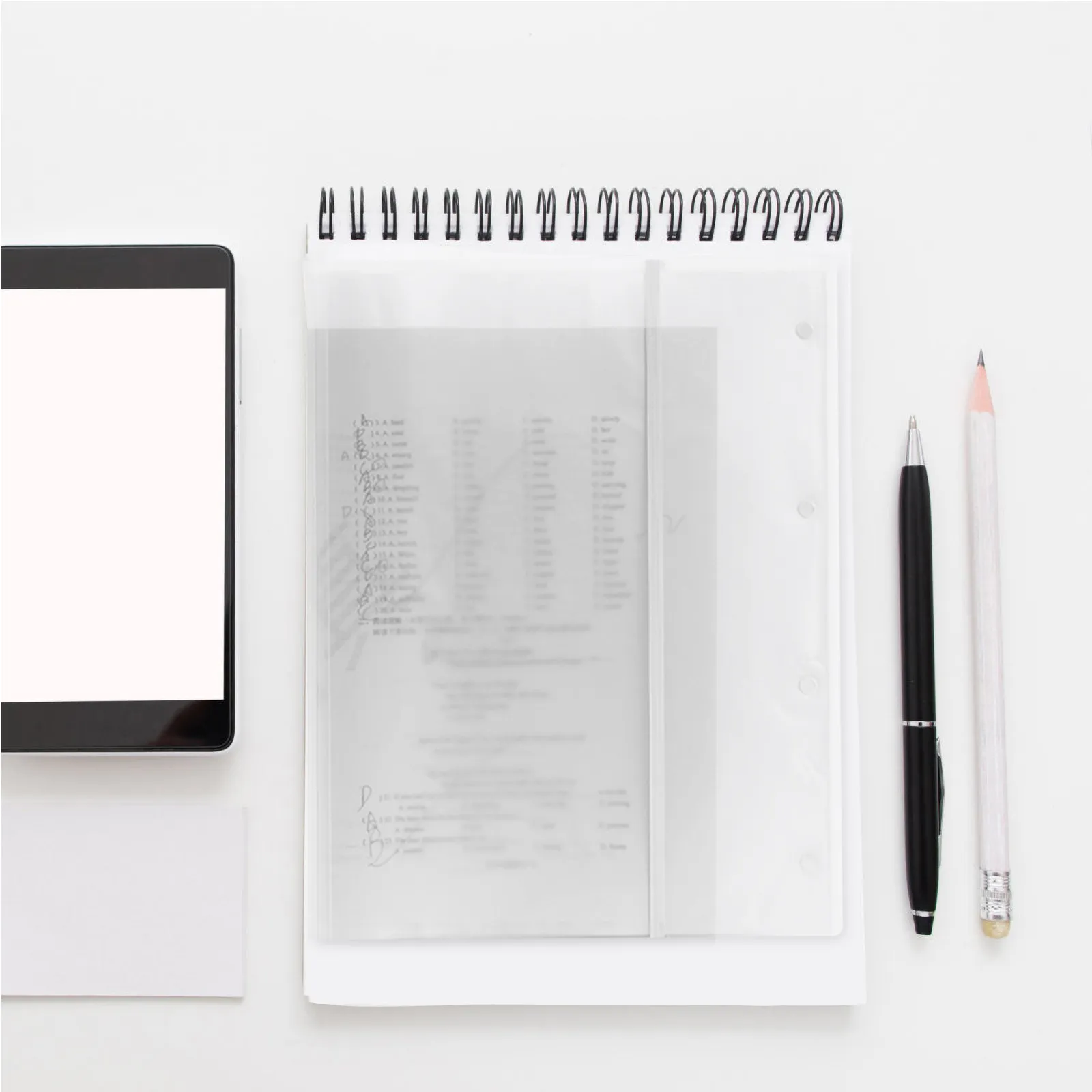 

Многофункциональная папка-органайзер для важных документов, тестовых работ, нот с прозрачными пластиковыми вкладышами для офиса и школы