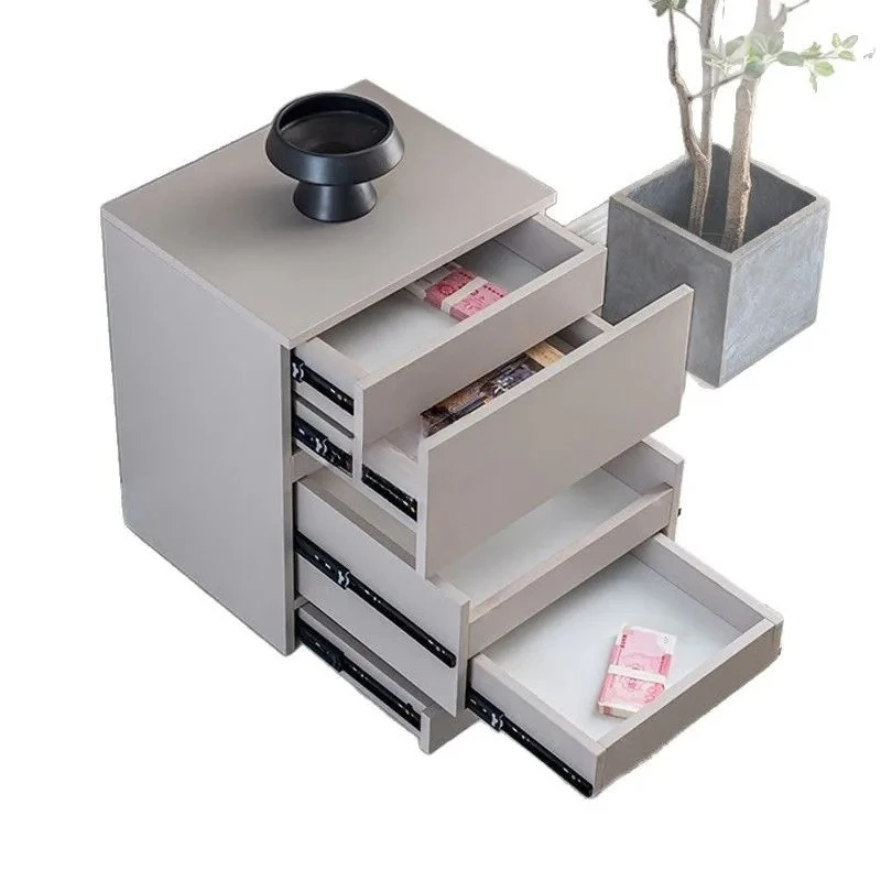 

Hidden compartment bedside table Locker Unlocked style Hidden compartment cabinet