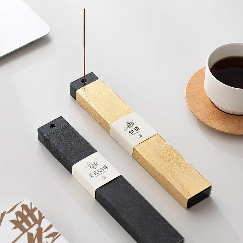 Palo de incienso de sándalo, fragancia de café, madera de agar, aromaterapia, oficina, hogar, palo de incienso ámbar japonés