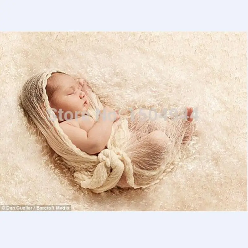 Faux fur(70*50cm) Short Pile Fabric Blanket Basket Stuffer Basket Filler Newborn photography props